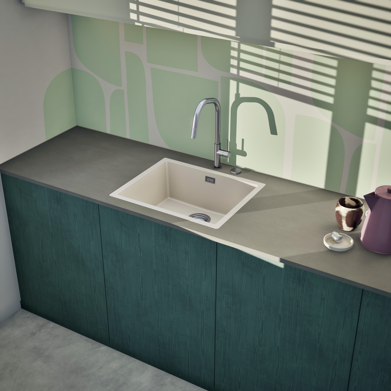 Dřez FORMHAUS D-100LS NERO